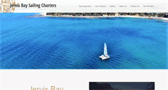 Desktop Screenshot of jervisbaysailingcharters.com.au